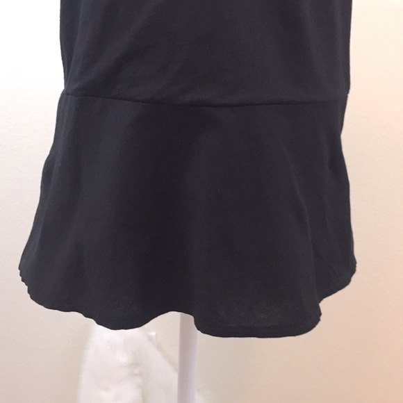 MADEWELL peplum flared Top Size M black - Picture 4 of 11